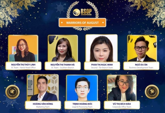 BSOP ACHIEVEMENT OF AUGUST: NỖ LỰC TĂNG TỐC